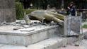 В окупованому Судаку невідомі повалили пам'ятник Леніну