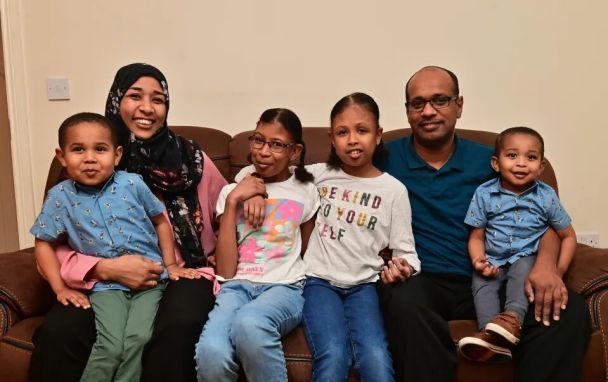 Рітадж та Рітал із батьками і братиками / Фото: Pacemaker