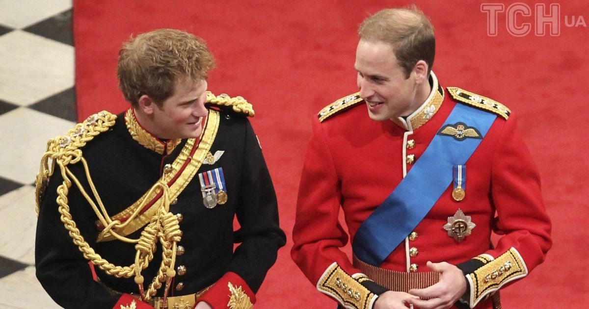 Принцы Гарри и Уильям