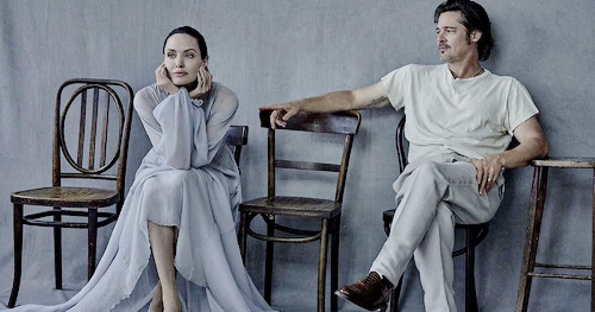 Джоли и Питт снялись в совместном фотосете / © Vanity Fair