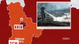 Киев окутало дымом из-за пожаров на торфяниках