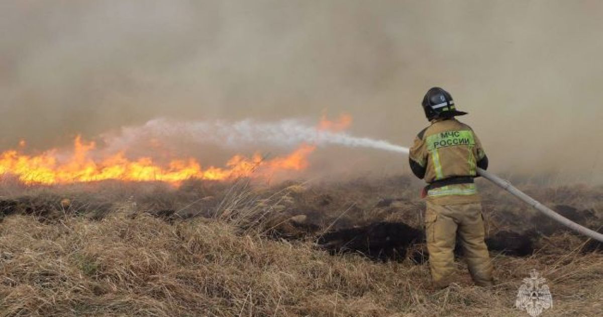 У Курганській області через лісові пожежі готують до евакуації два населених пункти