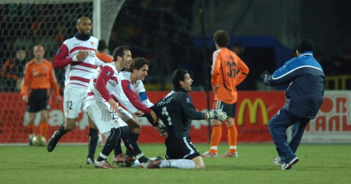 Момент матча в 2007 году