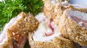 Куриное филе с ветчиной и сыром  в панировке
