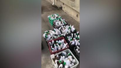 Жителі Луцька приготували понад чотири тисячі коктейлів, щоб зустрічати "визволителів"