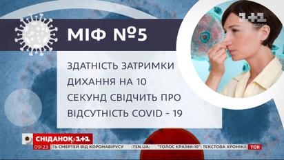 Свидетельствует ли способность задержки дыхания на 10 секунд об отсутствии COVID-19 – Мифы о коронавирусе
