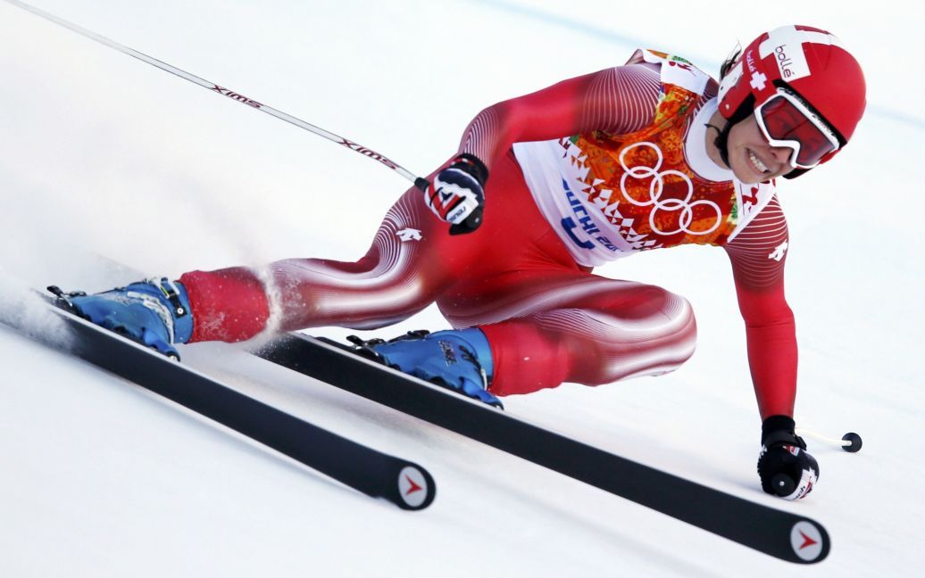 Швейцарка Домінік Гізін - ще одна олімпійська чемпіонка у швидкісному спуску / © Reuters