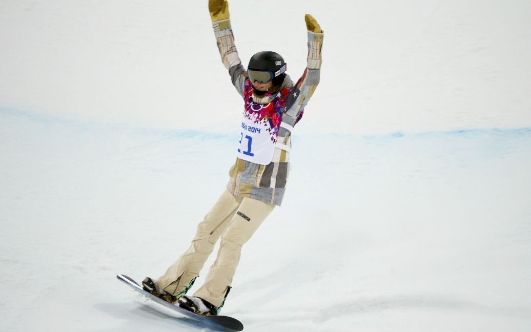 Американська сноубордистка Кейтлін Фаррінгтон виграла золоту медаль у хафпайпі / © Reuters