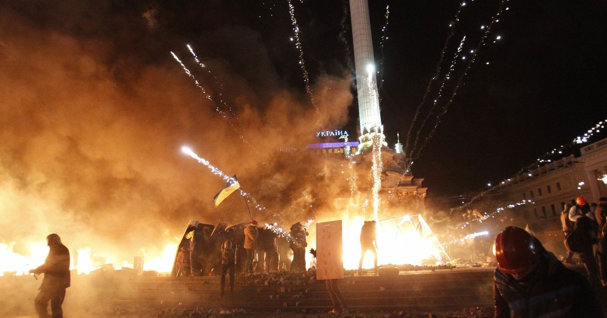 Евромайдан в огне