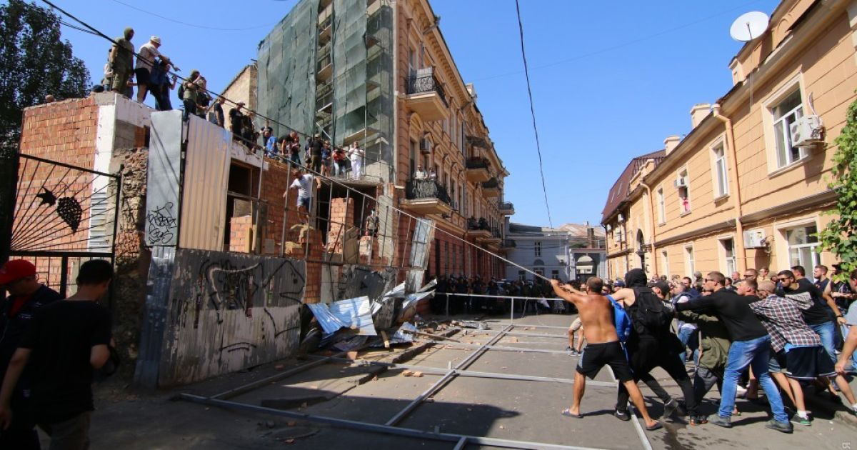 Сутички на будівництві в Одесі_11 / © Думская