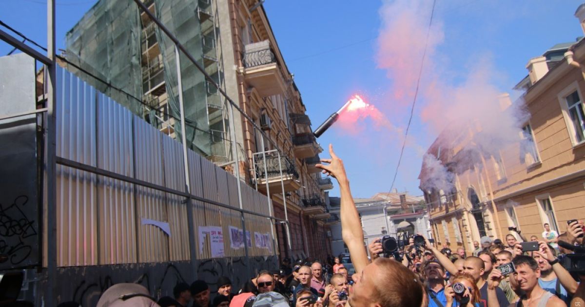 Сутички на будівництві в Одесі_2 / © Думская