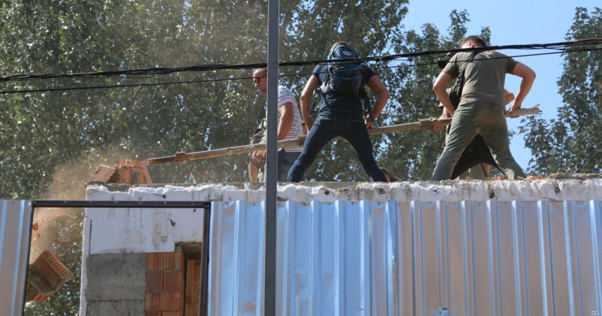 Сутички на будівництві в Одесі_4 / © Думская