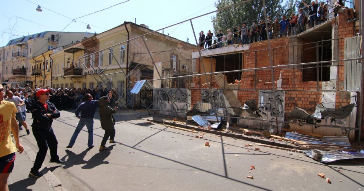 Сутички на будівництві в Одесі_10 / © Думская
