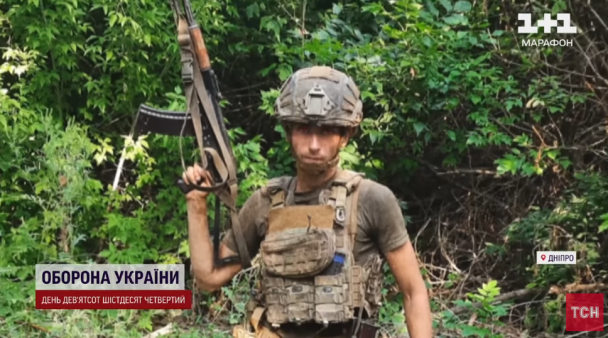 У Дніпрі 24-річний ветеран війни нині підтримує інших поранених воїнів / Скриншот із сюжету ТСН