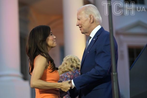 Єва Лонгорія і Джо Байден / © Associated Press