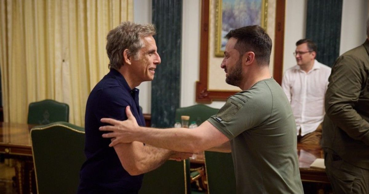 Володимир Зеленський та Бен Стіллер