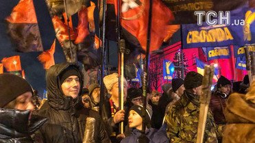 Початок смолоскипної ходи на честь Бандери в Києві_02 / © ТСН.ua