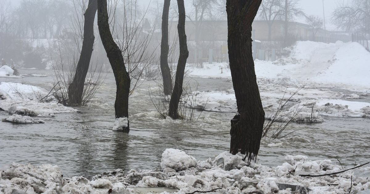 В украине ожидается повышение уровней воды в реках