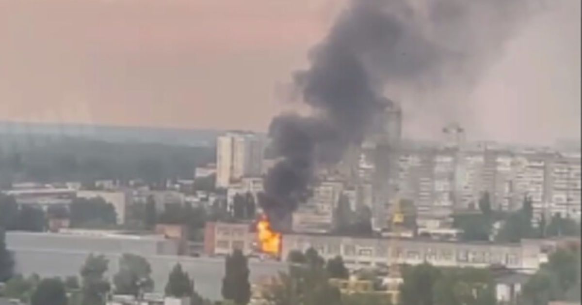Пожежа в Оболонському районі Києва