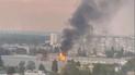 Пожар в Оболонском районе Киева