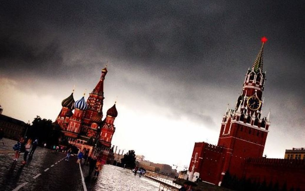 Москву залил сильный ливень / © Instagram