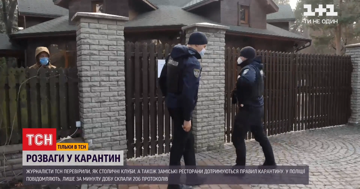 "А что, вас не пустили": полицейский хохотал из съемочной группы ТСН, которая обнаружила незакрытый в локдаун элитный ресторан