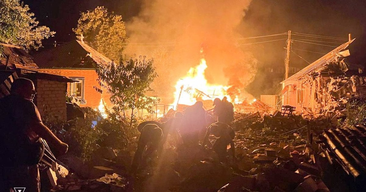 Наслідки удару в Чугуєві