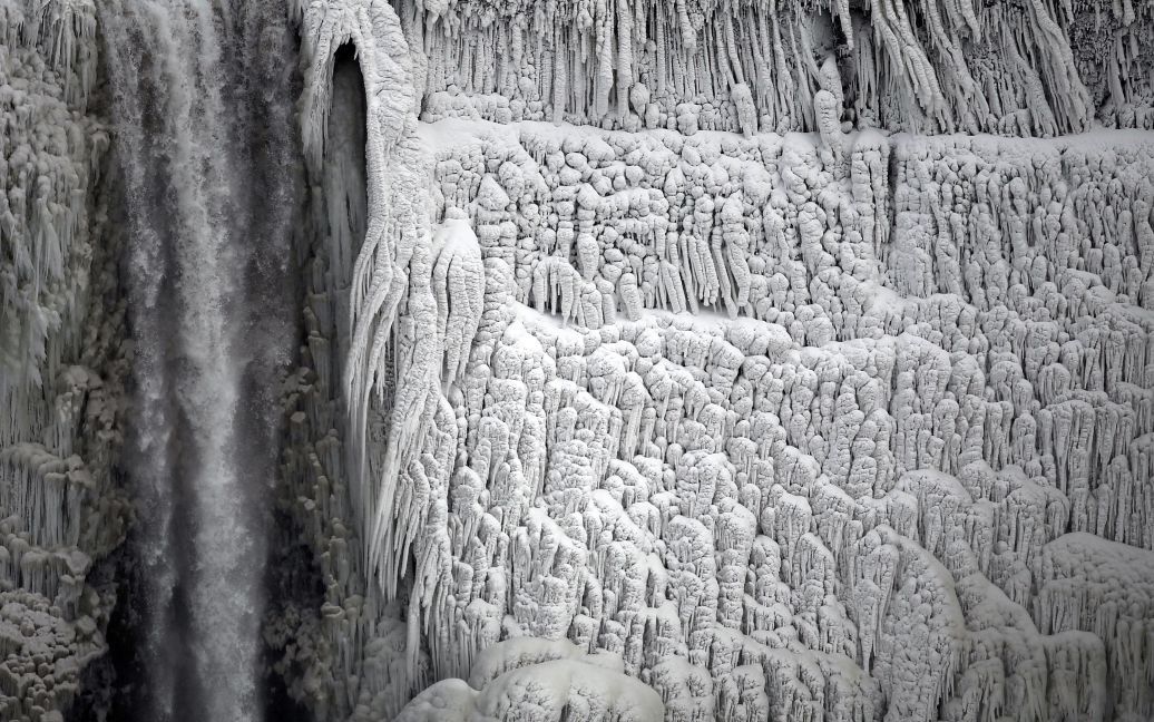 Ниагарский водопад сковало льдом из-за  аномальных морозов в США / © Reuters