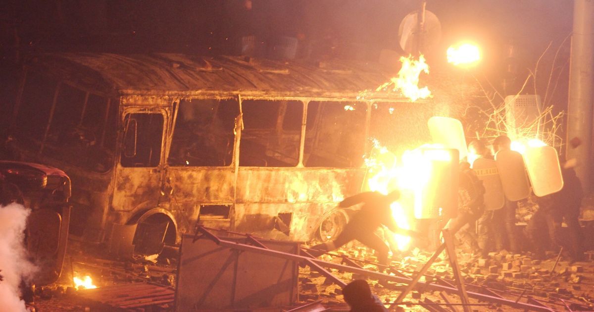 Київ охопили масштабні сутички між мітингувальниками та силовиками / © Reuters