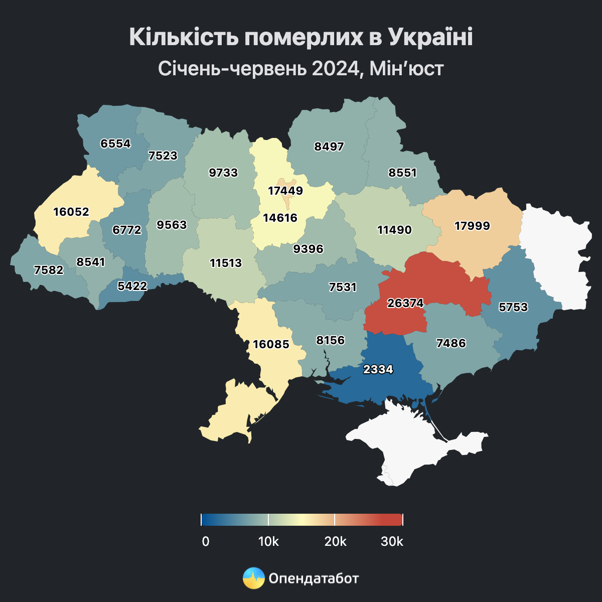 В Україні демографічна криза / © Опендатабот