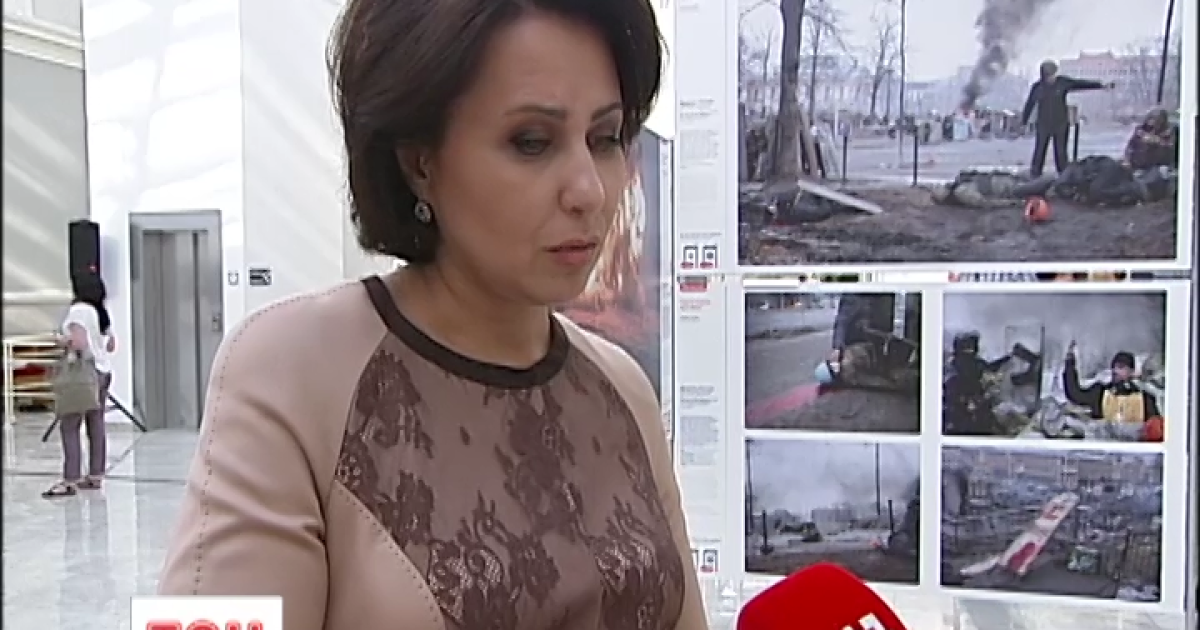 Наталья Мосейчук открыла выставку.