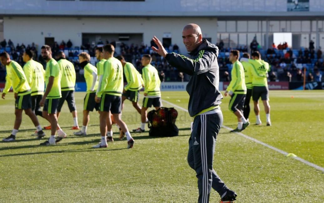 Первая тренировка Зидана / © ФК Реал Мадрид