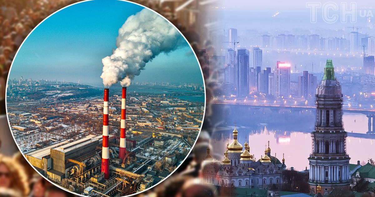 Шум в небе на Киеве/Коллаж ТСН.ua