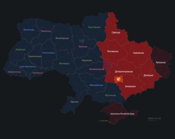 Сирени пролунали на сході України 8 червня