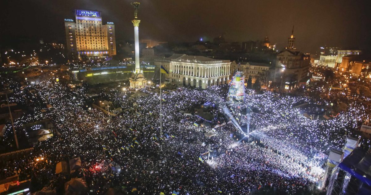 У новорічну ніч Майдан відвідали 2 мільйони людей