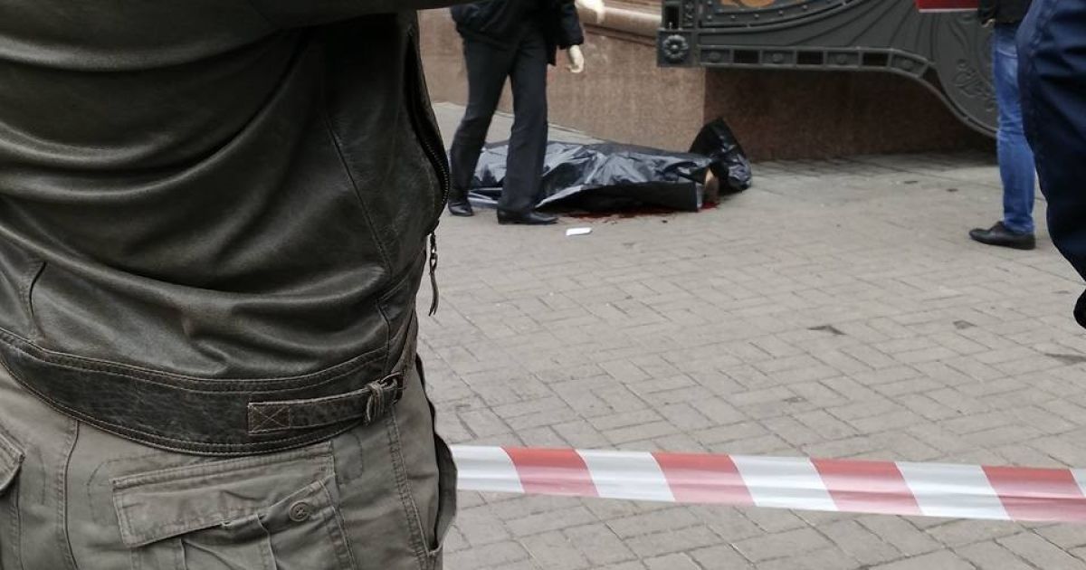 Стрілянина біля готелю Прем'єр-палац у Києві _5 / © Фото Дмитра Фурдака/ТСН