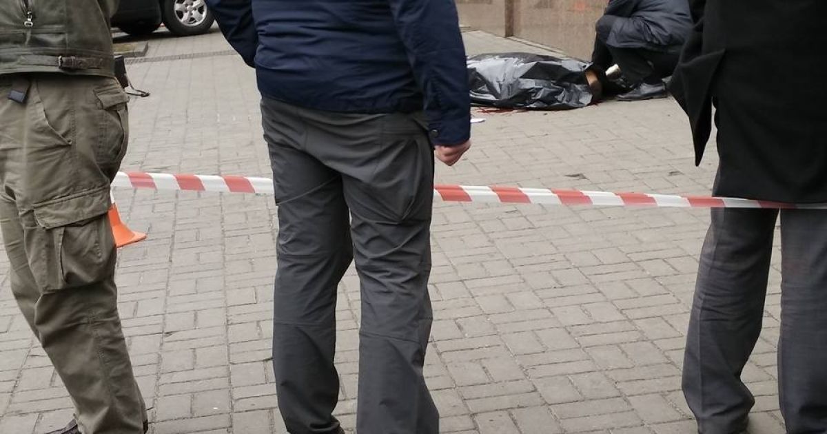 Стрілянина біля готелю Прем'єр-палац у Києві _6 / © Фото Дмитра Фурдака/ТСН