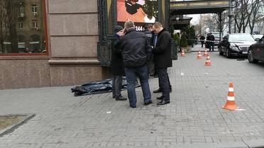Стрілянина біля готелю Прем'єр-палац у Києві _1 / © Фото Дмитрия Фурдака/ТСН