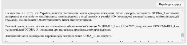 Вирок суду
