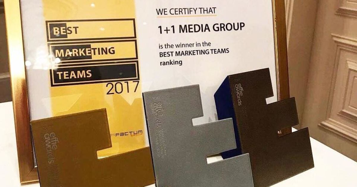 Effie Awards Ukraine 2017: три нагороди для Музею новин та відзнака команди маркетингу "1+1 медіа" як найкращої