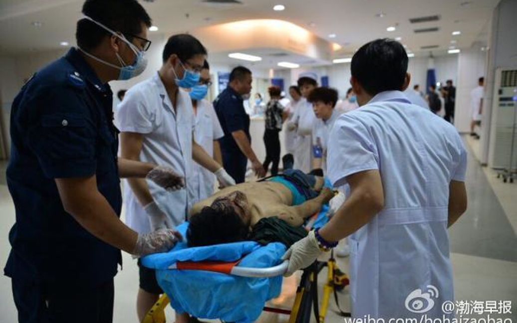 В результате взрыва около 400 человек получили ранения. / © twitter.com/shanghaiist