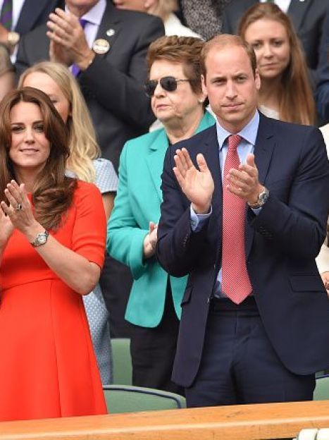 Герцогиня Кэтрин и принц Уильям на Уимблдонском турнире / © Getty Images