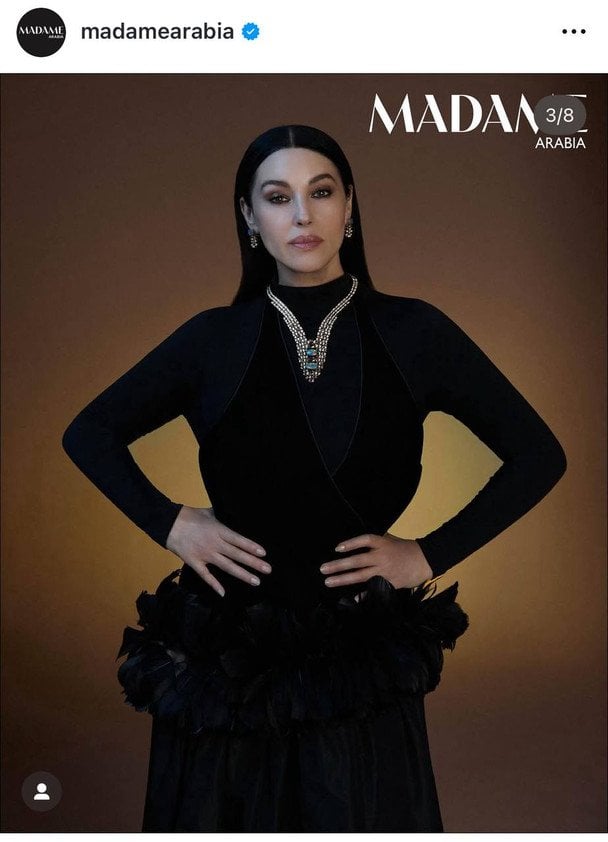 Моніка Беллуччі в сукні Крістобаля Баленсіага