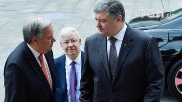 порошенко і гутерреш_3 / © twitter/Петр Порошенко