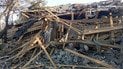 Зруйнований будинок через російський артилерійський обстріл Бугаївки