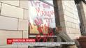 Кілька художників зголосилися відновити знищені портрети на фасаді будинку на Грушевського