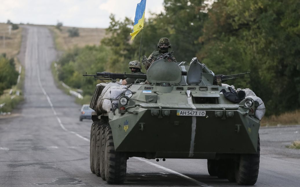 Українські військові продовжують утримувати Дебальцеве на південному сході Донецької області, попри численні атаки терористів. / © Reuters
