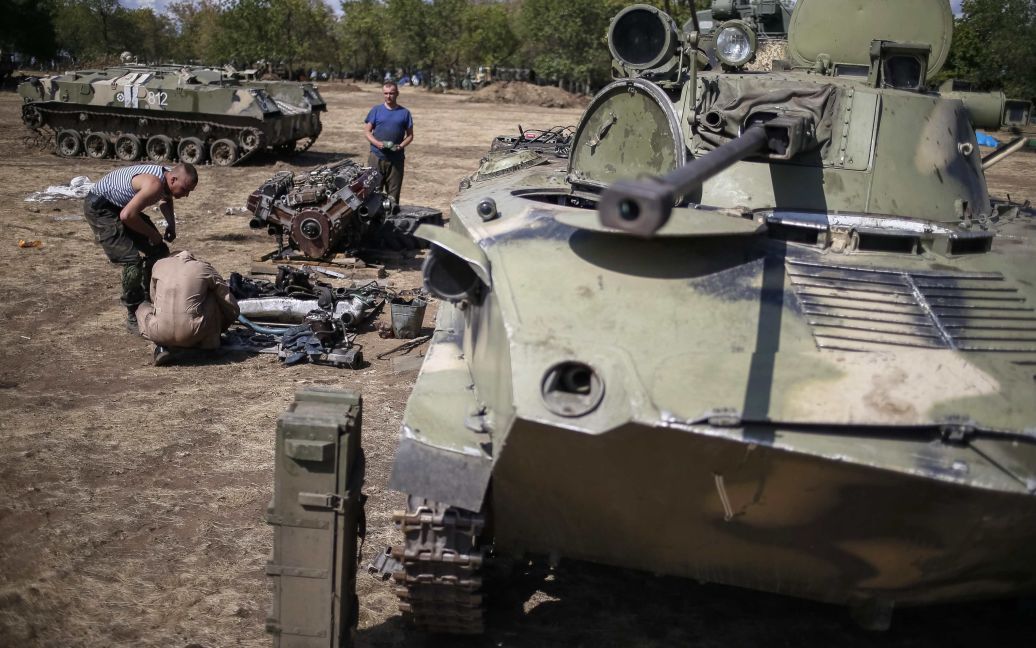 Українські військові продовжують утримувати Дебальцеве на південному сході Донецької області, попри численні атаки терористів. / © Reuters