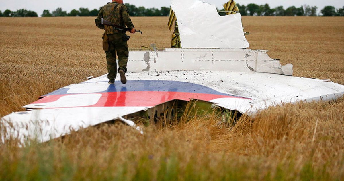 Обломки самолета Boeing