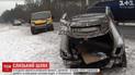 Рекорд по количеству ДТП: гололед спровоцировал массовые аварии на дорогах Киевщины